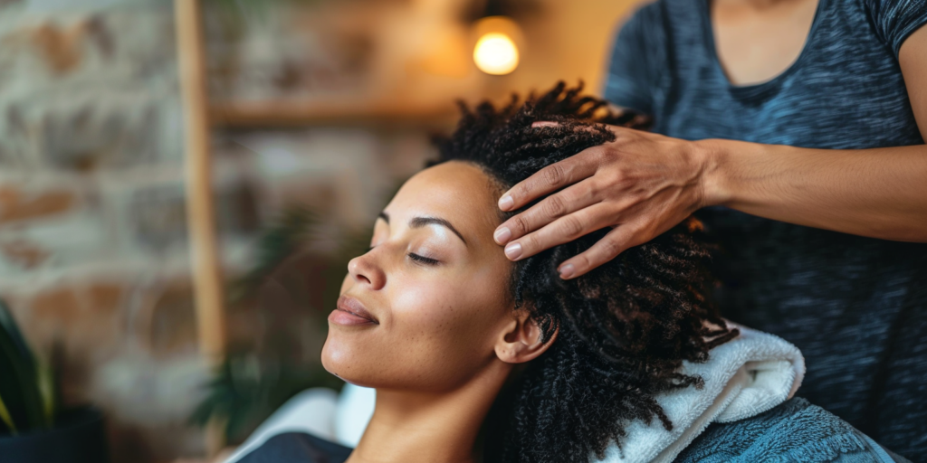 massage cuir chevelu contre la chute des cheveux