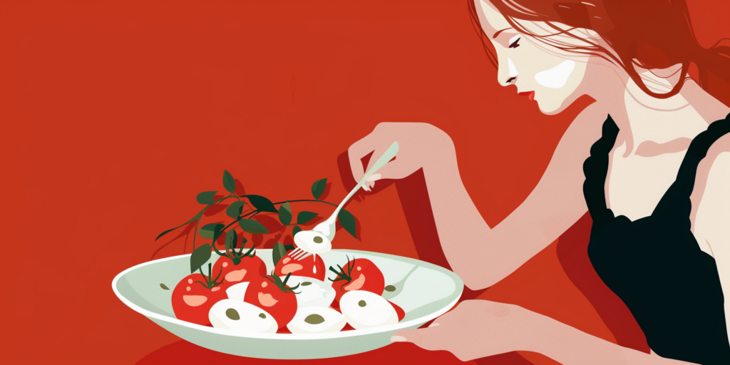 Pour améliorer votre digestion mais aussi faciliter votre gestion du poids et optimiser votre énergie quotidienne, vous pouvez faire appel à des plats tel que tomate/mozza