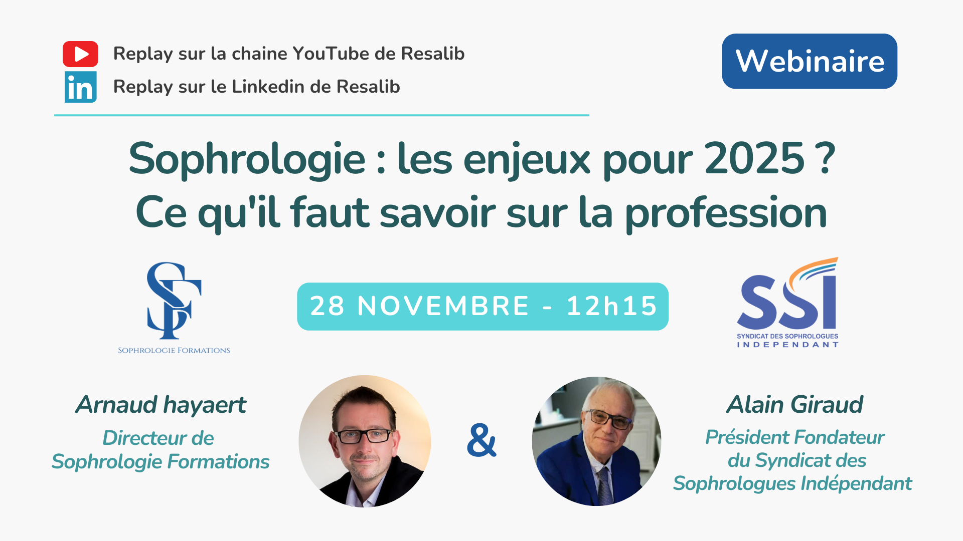 Couverture du webinaire sur la sophrologie.