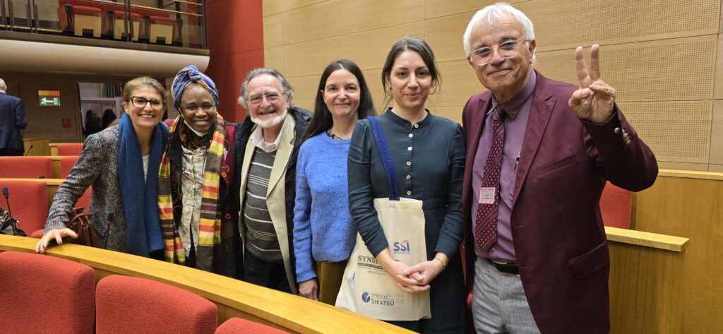 Alain Giraud et ses collègues au colloque.